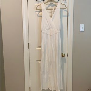 Lulus white maxi dress